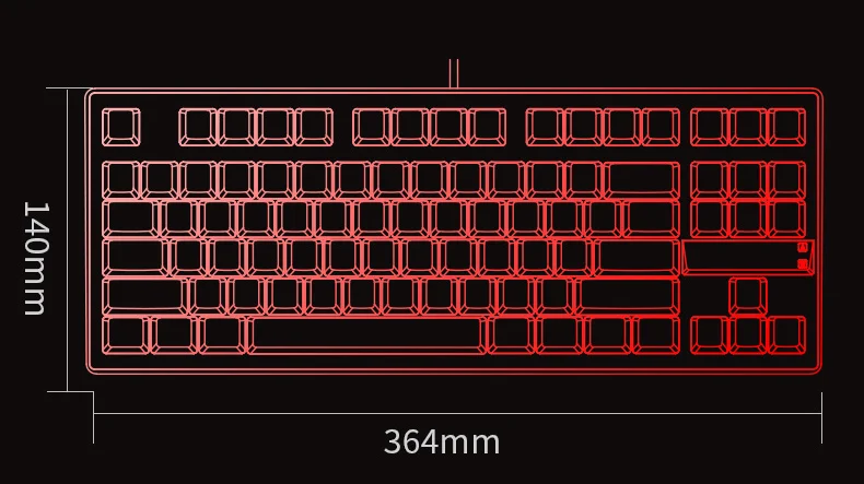 Новая металлическая панель MK1 87 ключ USB Проводная мультимедийная Механическая игровая клавиатура с подсветкой ноутбук настольная клавиатура синяя ось