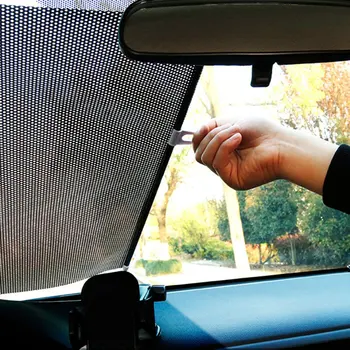 

Car Automatic Winding Sunshade Side Window Block Dot Sunshade Car Retractable Sun Block Various Sizes