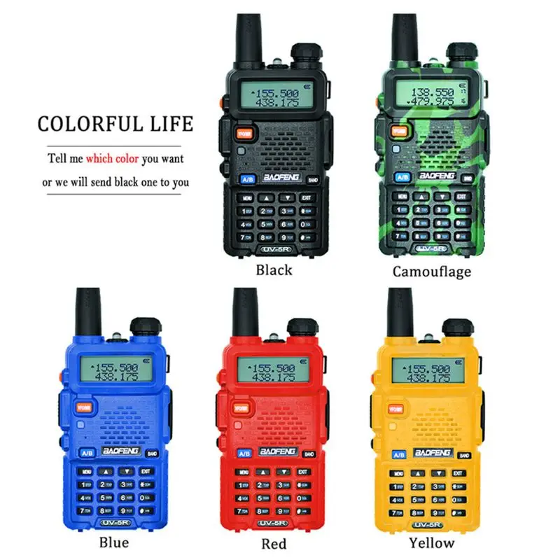 Baofeng UV-5R портативная рация профессиональная CB радиостанция Baofeng UV5R трансивер 5 Вт VHF UHF портативная UV 5R охотничья ветчина радио