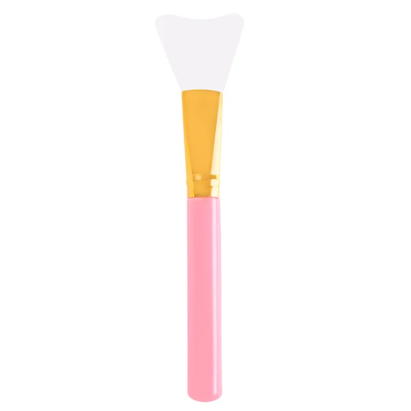 3 цвета, маска для лица, перемешивающая мягкая силиконовая кисть, кисть для макияжа, женские косметические инструменты для ухода за кожей лица - Handle Color: Розовый