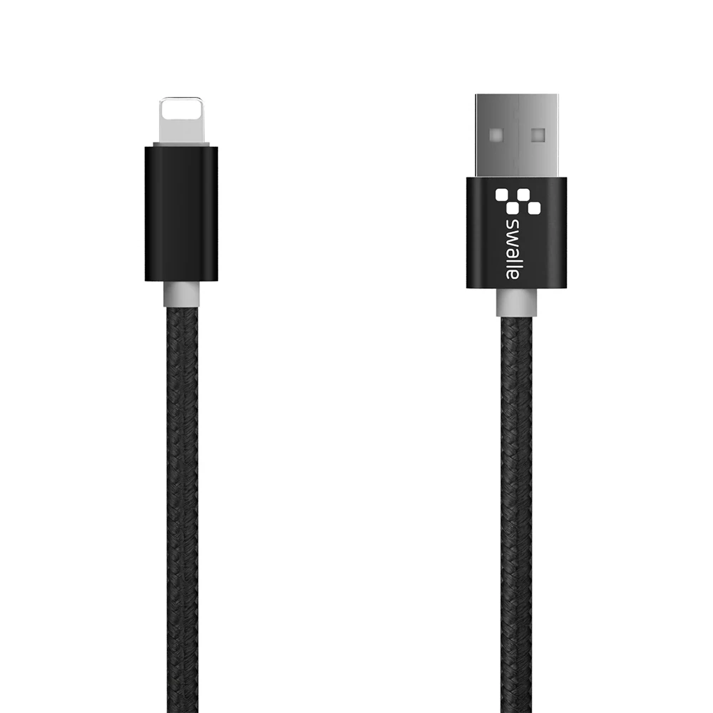 Lightning Swalle USB кабель для быстрой зарядки Micro type C кабель для зарядки данных для iPhone 11 XR Xs Max для iPhone X 8 7 Plus зарядный провод - Цвет: Lightning