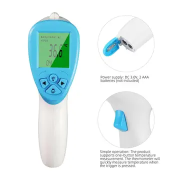 

Handheld Infrared Thermometer Home Human Body Thermometer Portable Infrared Digital Forehead LCD Thermometer