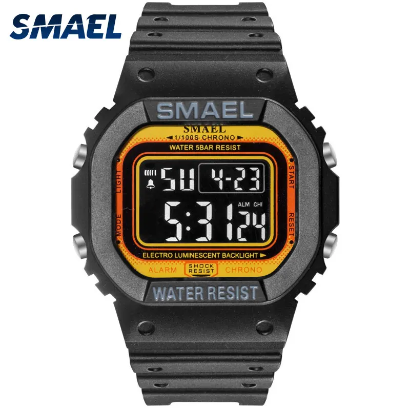 digital sports watch waterproof