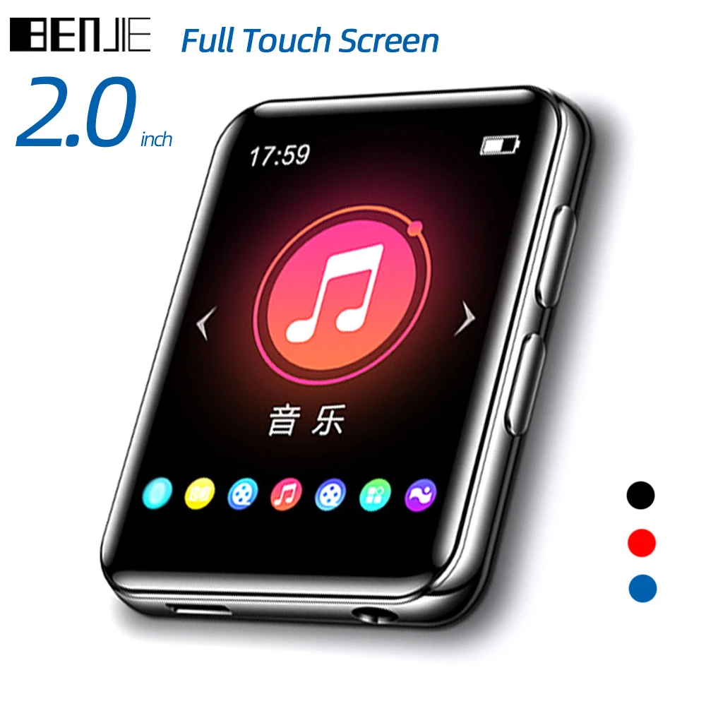 Benjie X1 Touch Screen Mp3 Player Portable Audio Music Video Player