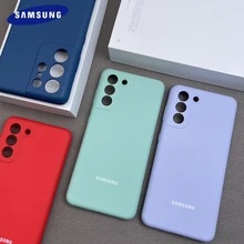 Liquid Silicone Phone Case For Samsung Galaxy S21 Plus Uitra TPU No Fingerprint Cover