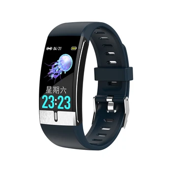 

E66 Fitness Tracker Body Temperature Smart Bracelet Heart Rate Monitor Smart Watch Music Control Sport Band