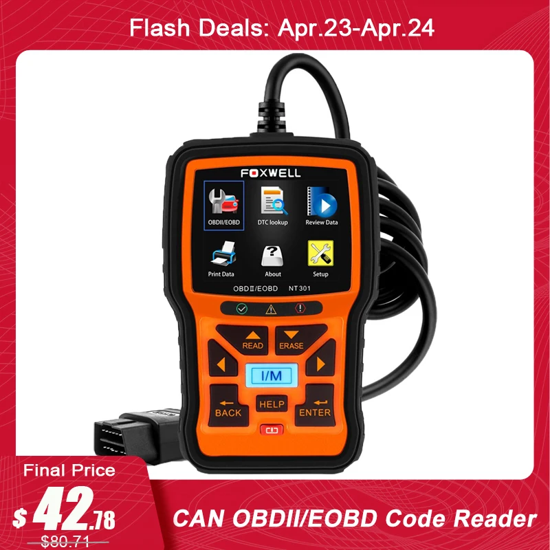 CAR OBD2 CAN Auto Diagnostic Scanner Fault Code Reader Professional Tool Set