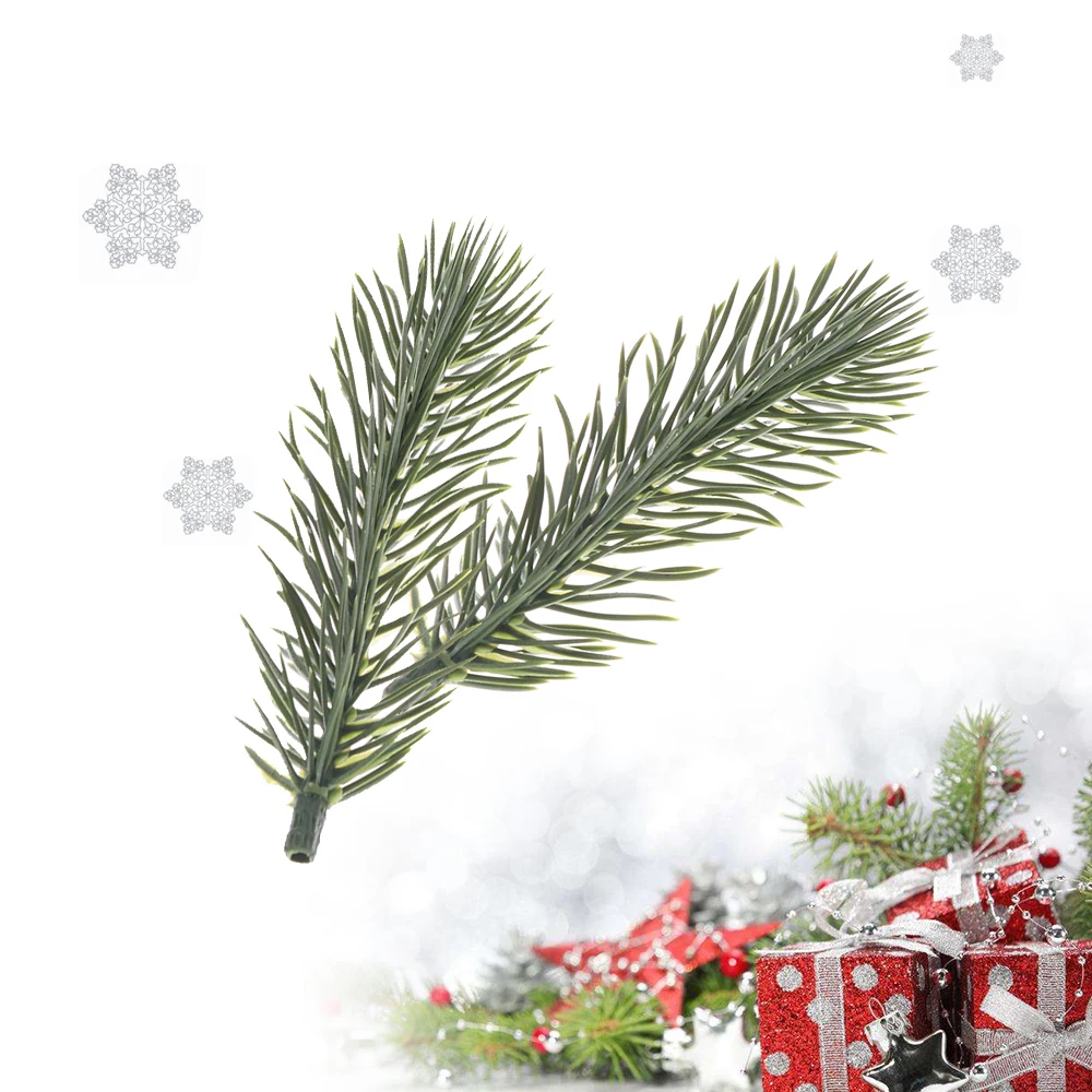 

15Pcs Artificial Plants Pine Branches Christmas Tree Hanging Decorations Wedding Ornament DIY Handcraft Decor Party Supplies