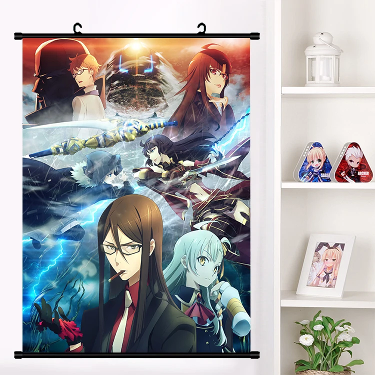 2019 аниме лорд Эль-Melloi II чехол файлы серый Reines наклейки на стену панно настенные