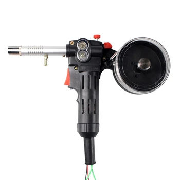 

Mig Welding Equipment Spool Push Pull Feeder Aluminum Copper or Stainless Steel Dc 24V Motor Line-Drawing Welding Torch