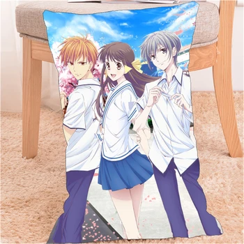 

Anime Dakimakura Pillow Case fruits basket Honda Tooru Souma Yuki Cover 60x40cm Home Decoration Pillowcases Printed