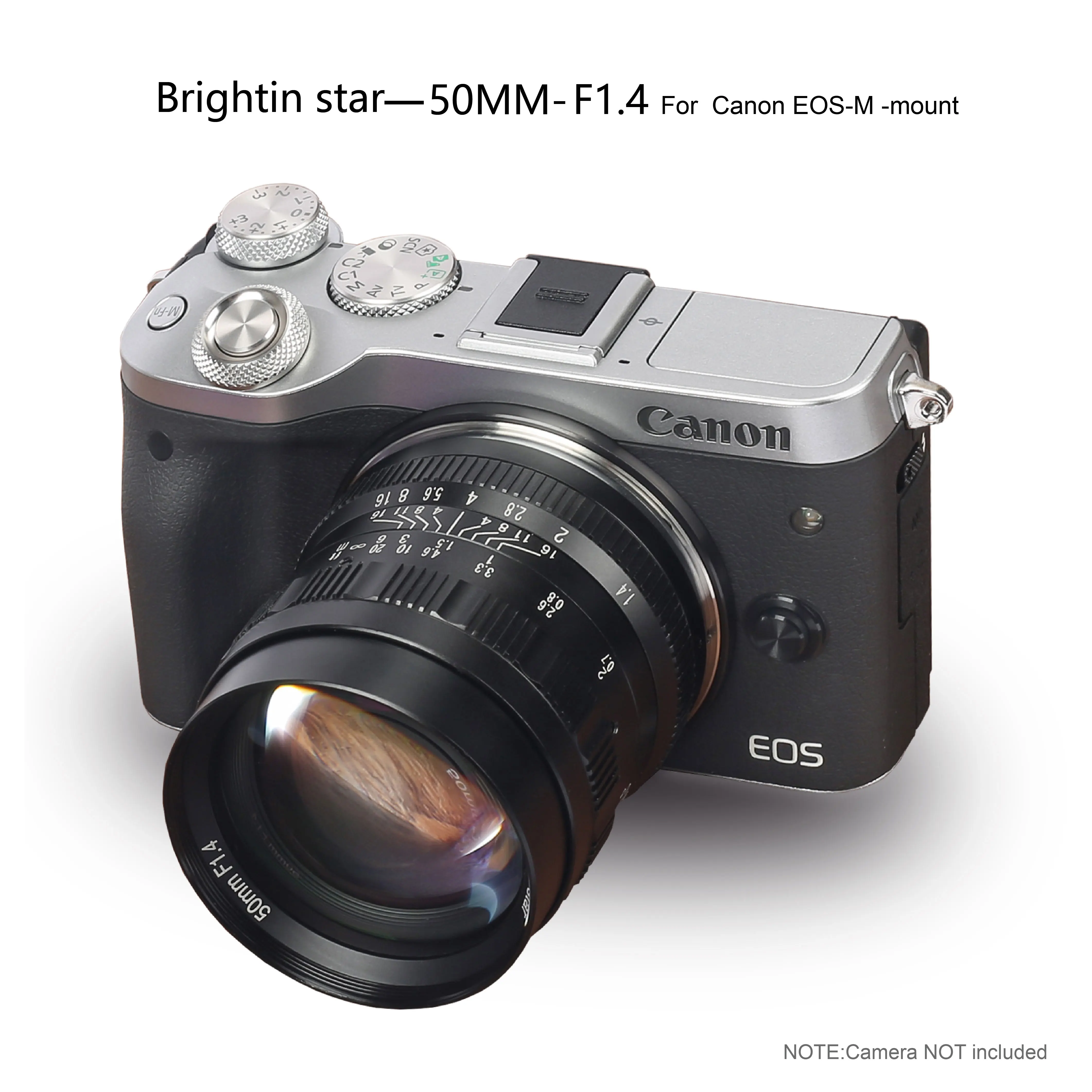 Фотообъектив brighin star 50 мм F1.4 с большой диафрагмой ручной фокус объектив