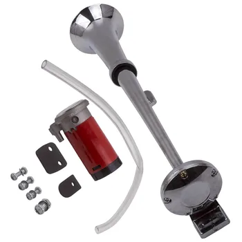 

150db Trucks Train Single Trumpet Air Horn Kit w DC 12V Super Loud Compressor Voltage: 12VDB output: 150DB 680HZ