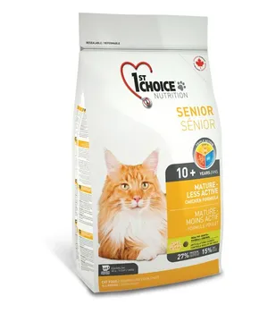 

1st choice food Q/cats mature or less active 2.72кг chick