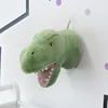 Nordic Style Plush Toys Dinosaur Unicorn Animal Head Wall Hanging Decoration Modern Minimalist Home Decor Boys Kids Room Decor 1