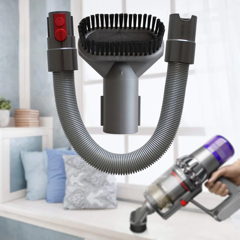 Для Dyson V11 V10 V8 V7 пылесос жесткая щетка+ гибкий удлинитель для шланга, набор для очистки, стойкая грязь