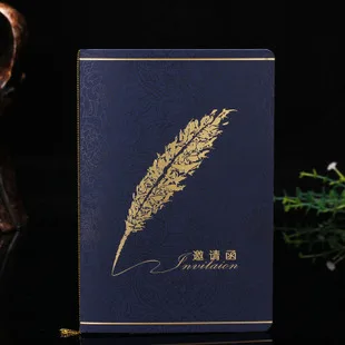 Manufacturers Direct Selling New Style Creative Card Business Invitation Customizable Red Return Card Blue Invitations