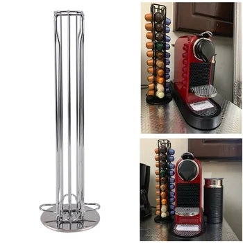 

Practical Coffee Capsule Holder Tower Stand For 40 Nespresso Capsules Storage soporte capsulas nespresso Coffee Pod Holder