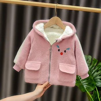 

Baby Girls Winter Jackets Woolen Coats Kids Warm Jackets Children Fashion Casual Outerwear Girls Boys Loose Coats Baby Overcoat