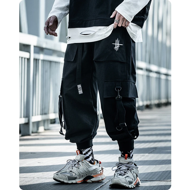 michalkova Paratrooper Japanese military Male Joggers Mens hip hop Pockets Ankel Cargo Pants Men Streetwear Pants Casual cargo pants,military cargo pants,men casual pants