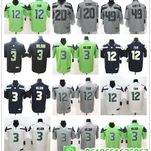 Seattle Shaquem Griffin Russell Wilson 12s Rashaad Penny Vapor Untouchable Limited Jersey
