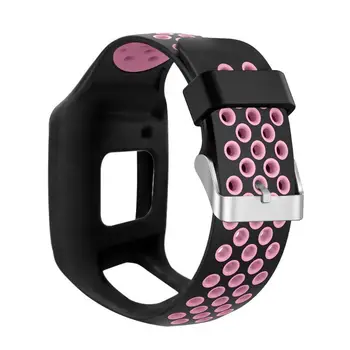 

Shockproof Shockproof Soft Silicone Watchband Wrist Strap Bracelet Replacement for TomTom 1 Multi-Sport GPS HRM CSS AM Cardio