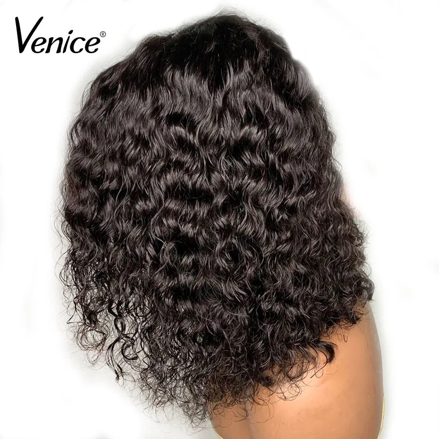 Glueless полные парики шнурка с отбеленными узлами для черных женщин 150% Плотность полные парики шнурка Венеция бразильские Remy человеческих волос