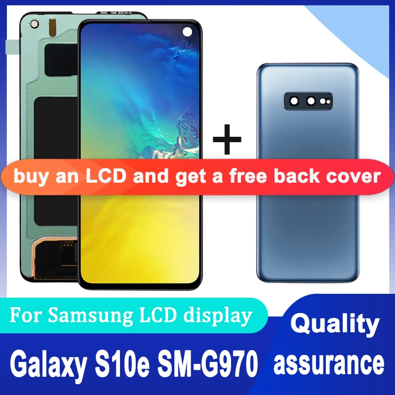 Original Dynamic AMOLED 5.8&quot For Samsung Galaxy S10e Display Touch Screen Digitizer Assembly G970F/DS G970U G970W SM-G9700 LCD |