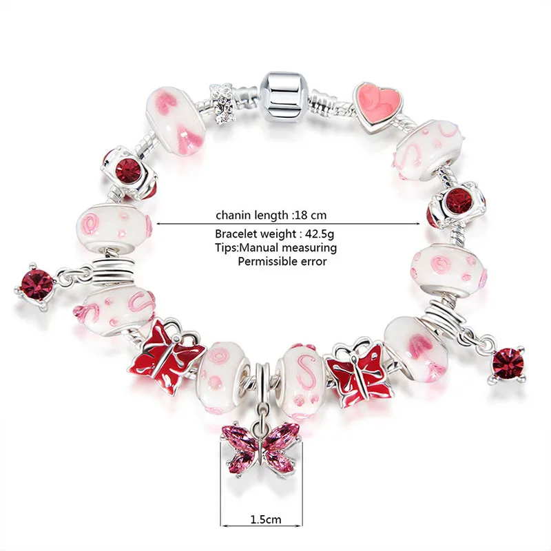 

jingzeyi hot sale fashion Jewelry Silver Charms Bracelet & Bangles Beads Fit Brand Bracelet for Women ANNIVERSARY Jewelry Gift