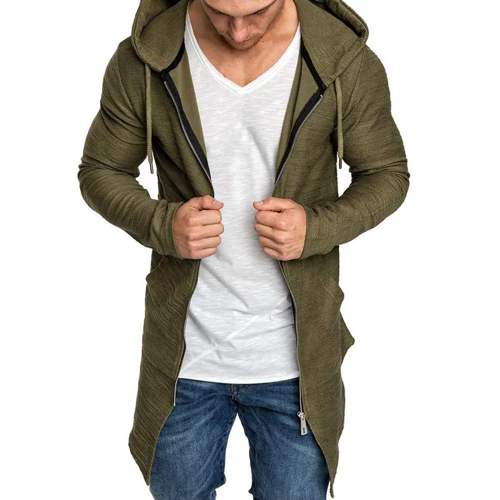 Spring Autumn Jackets for Men Hooded Trench Teen Casual Slim Solid Windbreaker Jacket Zipper Thin Coat vкуртка зимняя мужская классическая ретро мужская хлопчатобумажная плоская бейсболка и регулируемая шляпа зимняя теплая военная шапка