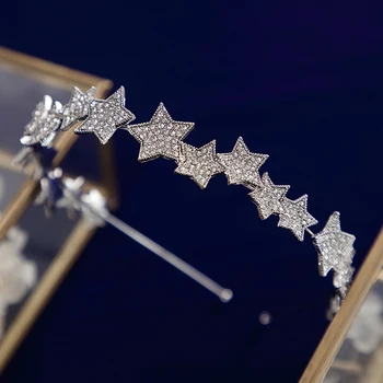 

Stunning Stars Brides Headbands Crystal Brides Tiaras Headpieces Evening Hair Jewelry
