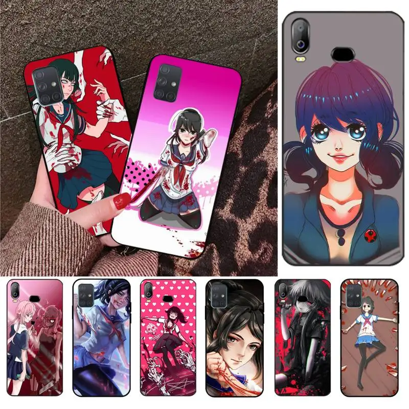 Чехол yanchan ayano aishi черный мягкий чехол для телефона Samsung A10 A20 A30 A40 A50 A70 A80 A71 A91 A51 A6 A8