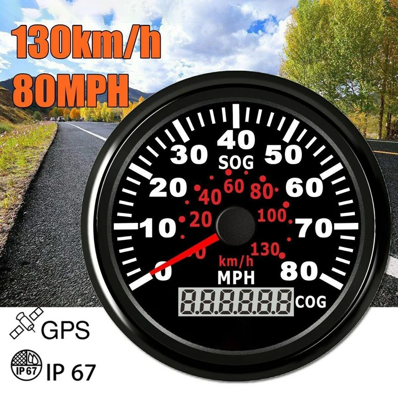 Универсальный Gps скоростной датчик скорости 0 80 миль/ч для мотоцикла лодки яхты