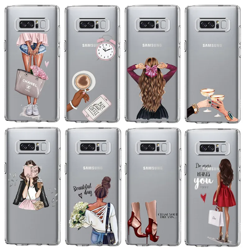 Модный мягкий чехол для телефона из ТПУ samsung A30 A50 S8 S9 2018A8 NOTE8 A6PIUS S9PIUS S7EDGEA10 |