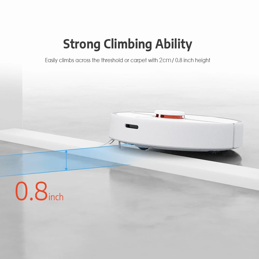 Roborock S6 Pure Smart Sweeping Robot LDS + SLAM Navigation Mode 5200mAh 2000Pa Power 460ml Dustbin