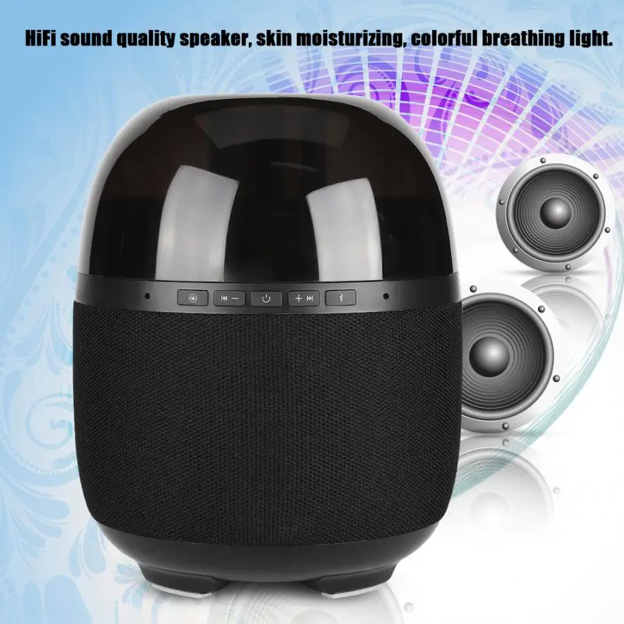 F100 HiFi Bluetooth динамик сабвуфер с Светодиодный увлажнитель воздуха диффузор Арома(США 110-240 В