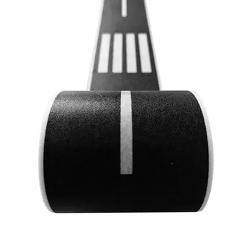 

Road Track Pattern Hand Book Washi Tape DIY Minimalist Black White Textured Decorative Adhesive Tape School Stationery Supplies