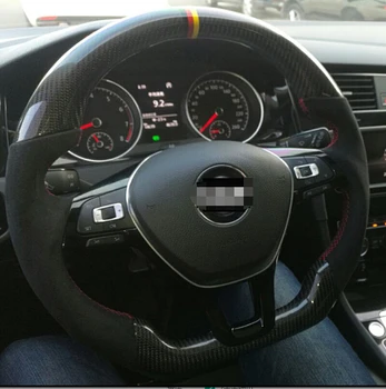 

Good parts for Volkswagen CC Golf 6 7 Tilt Tiguan Sagitar Magotan Passat POLO carbon fiber steering wheel