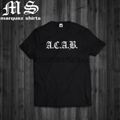 Футболка ACAB Ultras Hool Полицейская футболка | Мужская одежда