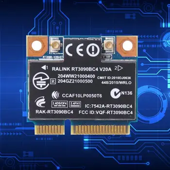 

Ralink RT3090BC4 Half Mini PCI-e Wireless WLAN Bluetooth4.0 4320S CQ62 Wirsless 602992-001 I7M6 Card 4720S For HP 4420S SPS O4U5