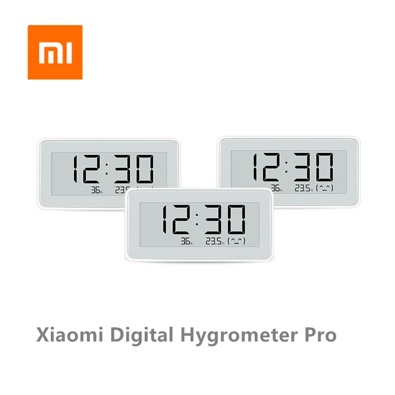 Xiaomi mijia bt4.0 relógio digital elétrico inteligente sem fio indoor & outdoor higrômetro termômetro lcd ferramentas de medição temperatura