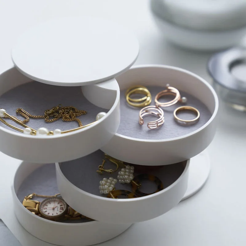 

Jewelry Storage Box Bedroom Cloakroom Jewelry Box With Lid Storage Box Japanese Modern Multi-Layer Jewelry Storage Box