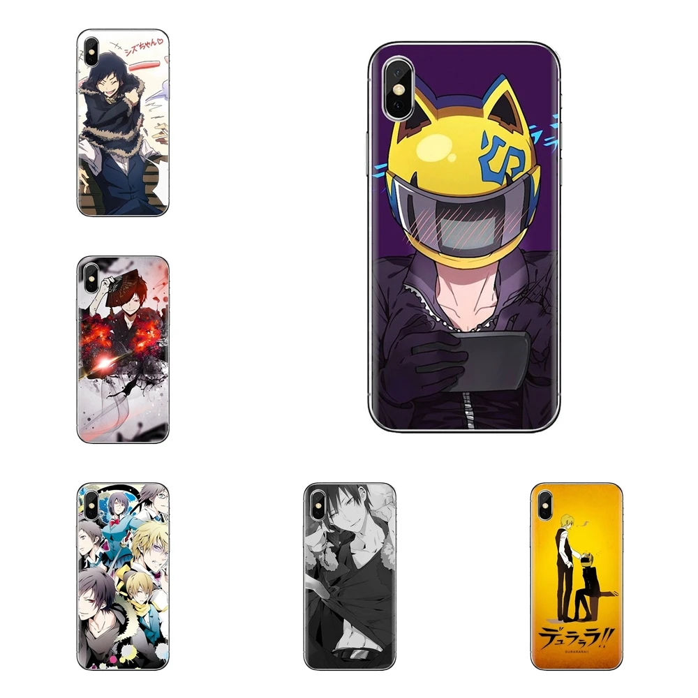 DuRaRaRa Orihara Izaya Shizuo Transparent TPU Skin Case For Xiaomi Redmi 4 3 3S Pro Mi3 Mi4 Mi4i Mi4C Mi5 Mi5S Mi Max Note 2 |