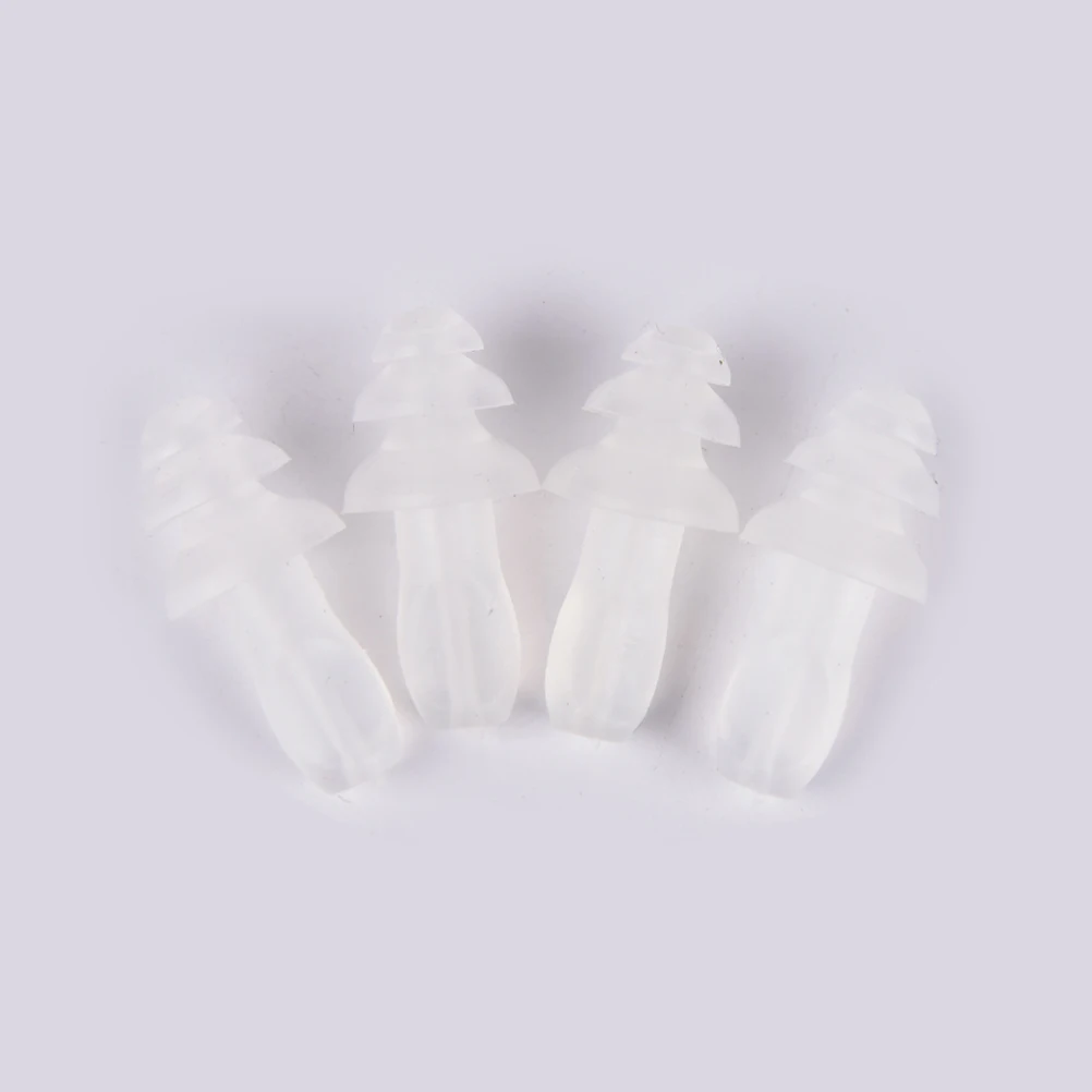 Ear Plugs 2 Pairs Travel Silicone Waterproof Swimming Earplugs Ear Protector Noise Reduction Protective Earmuffs For Sleeping