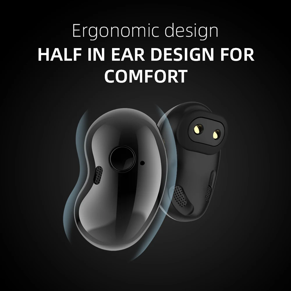 New Mini Bluetooth Headset Wireless Bluetooth TWS 5 1 Headset 9D Stereo Clock Display Microphone LED Color Screen Display