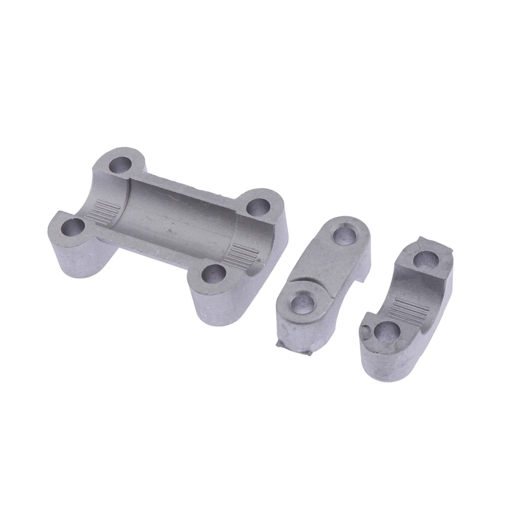 MagiDeal 22mm Silver CNC Alloy Handlebar Riser Mount Clamp Adapter Universal