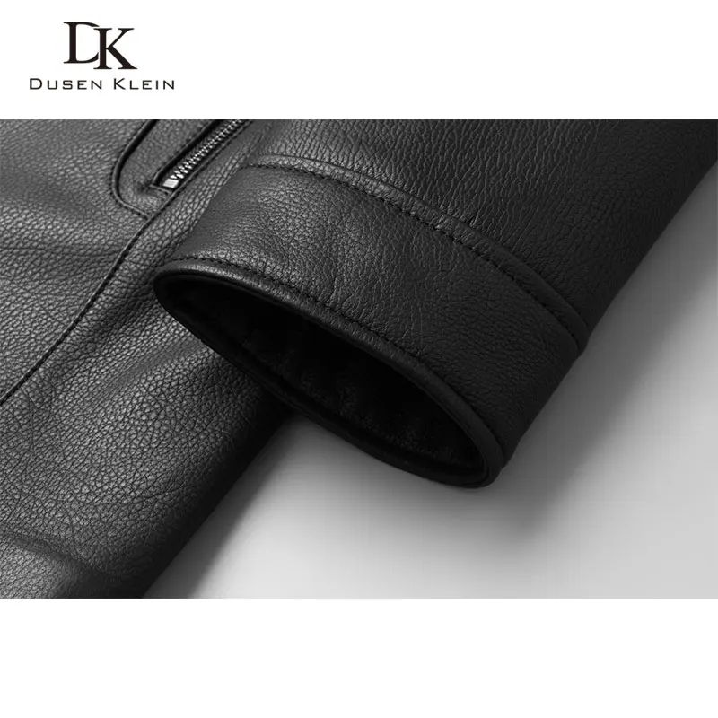 Men Winter Coat Warm Jackets Thick Outerwear Genuine Leather Sheepskin+Mink Fur Coat New Jacket T1828