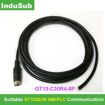

GT10-C30R4-8P NEW Connecting Line GT1020/1030 Touch Panel HMI FX Series PLC Communication Cable FX3U/FX2N/FX1S