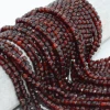 Cuentas de cubo facetadas irregulares de Malaya Natural, granate, 4mm ~ 4,2mm, Color entre Pyrope + essartine ► Foto 2/6