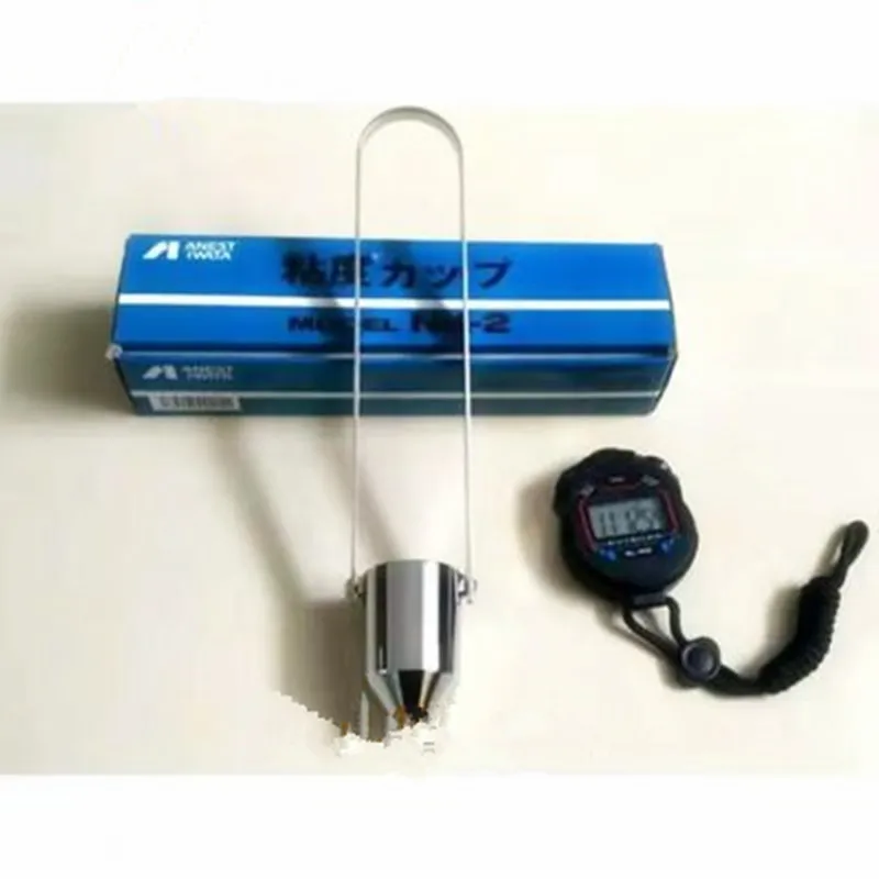 Paint Viscosity Cup Viscometer Flow With Stopwatch Mixing Thinning Tool Test 2# | Инструменты